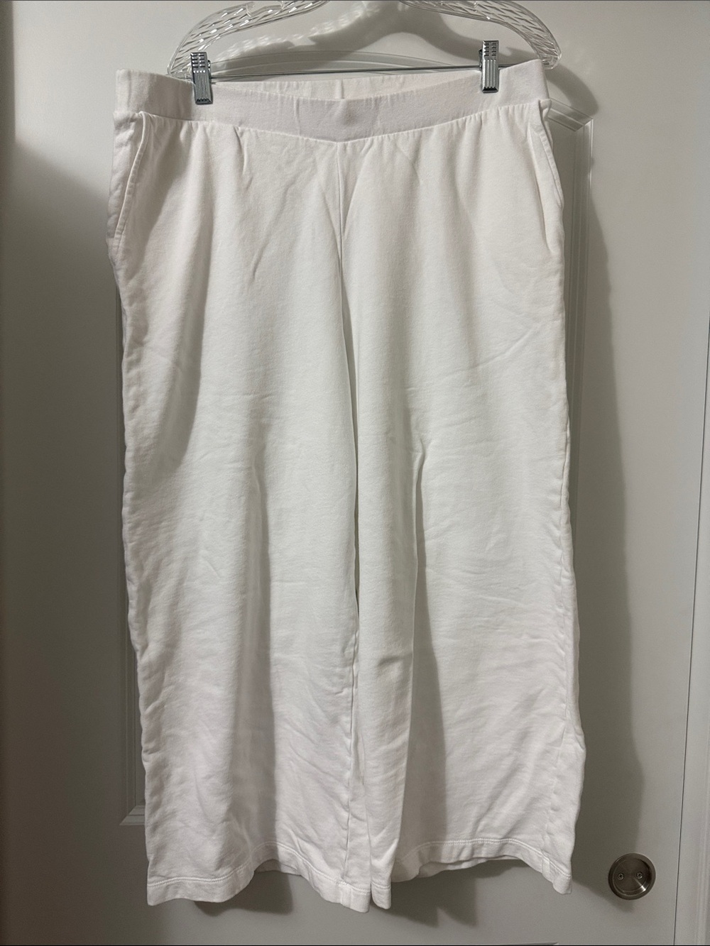 Women’s White Wide-Leg Pant by J Jill- Gently Worn!